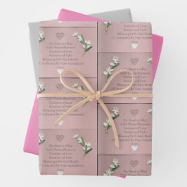 Hoja De Papel De Regalo Flores 