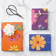Flores Coloridas de Fiesta Mexicana con Acuarela
