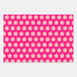 Hoja De Papel De Regalo Flores de cerezo en rosa