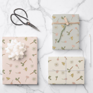 Hoja De Papel De Regalo Flores de primavera