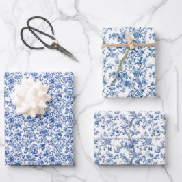 Hoja De Papel De Regalo Flores de Toile Atemporales 3