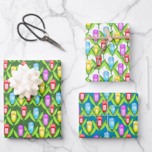 Hoja De Papel De Regalo Flores GPS