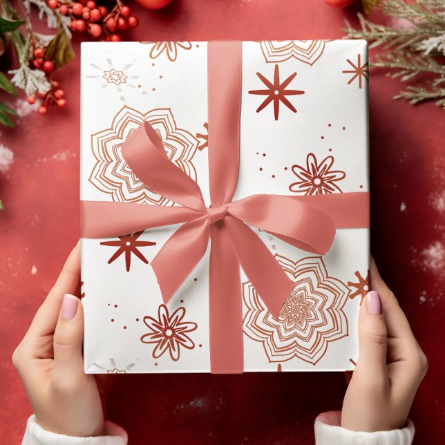 Hoja De Papel De Regalo Flores rojas y comienzos (Subido por el creador)