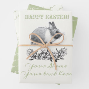 Hoja De Papel De Regalo Fluffy el conejo