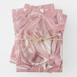 Hoja De Papel De Regalo Foil Crinkle Pattern