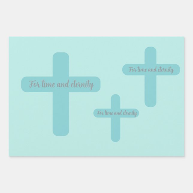 Hoja De Papel De Regalo For time and eternity (Anverso)