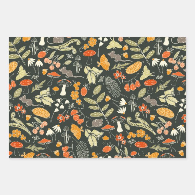 Hoja De Papel De Regalo Forrest (Anverso)