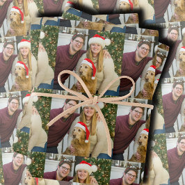 Hoja De Papel De Regalo Foto de Navidad Familiar