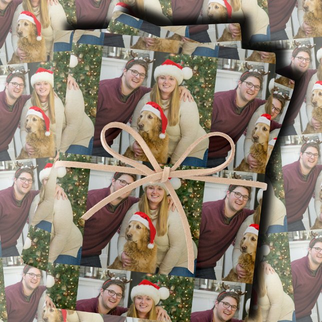 Hoja De Papel De Regalo Foto de Navidad Familiar (Subido por el creador)