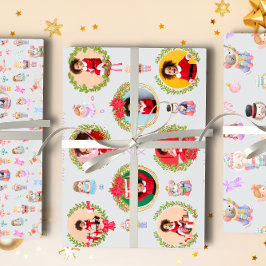 Hoja De Papel De Regalo Foto de Navidades de ballet de cazabotas