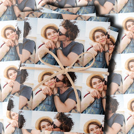 Hoja De Papel De Regalo Foto de Pareja Personalizada