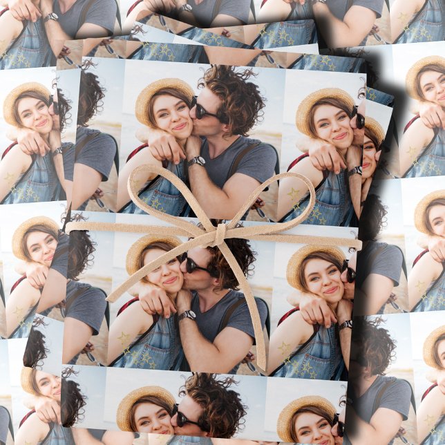 Hoja De Papel De Regalo Foto de Pareja Personalizada (Subido por el creador)
