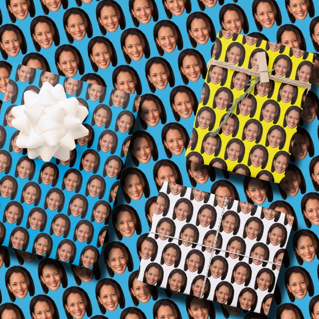 Hoja De Papel De Regalo Foto Kamala Harris (Subido por el creador)