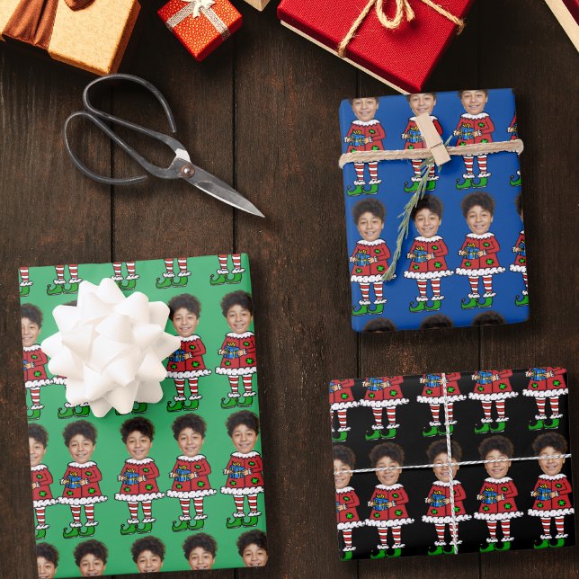 Hoja De Papel De Regalo Foto personalizada de Navidades de personalizado F (Subido por el creador)