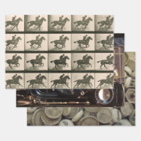 Fotografía de cosecha de caballos en movimiento