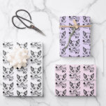 Hoja De Papel De Regalo Foxy Mom 80th Birthday Party Fox White Lilac Pink<br><div class="desc">En estas sábanas de papel de envoltura aparece un zorro/vixen lindo. El envoltorio de regalo viene en rosa,  lila y blanco y dice: Feliz cumpleaños número 80 a "Nuestra zorra". Para cambiar el texto,  haga clic en el botón de personalización. Este diseño contiene A.I.</div>