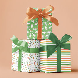 Hoja De Papel De Regalo Frascos verdes de litera franjas Baby Shower neutr