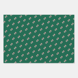 Hoja De Papel De Regalo French Bulldog Christmas Wrapping Paper