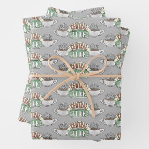 Hoja De Papel De Regalo FRIENDS™   Logotipo de acuarela de Central Perk