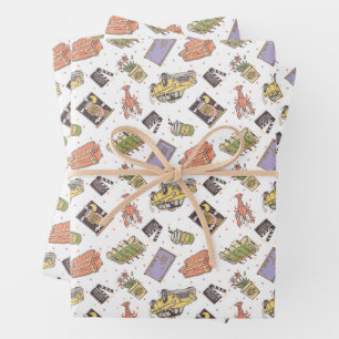 Hoja De Papel De Regalo FRIENDS™   Patrón de icono de lunares