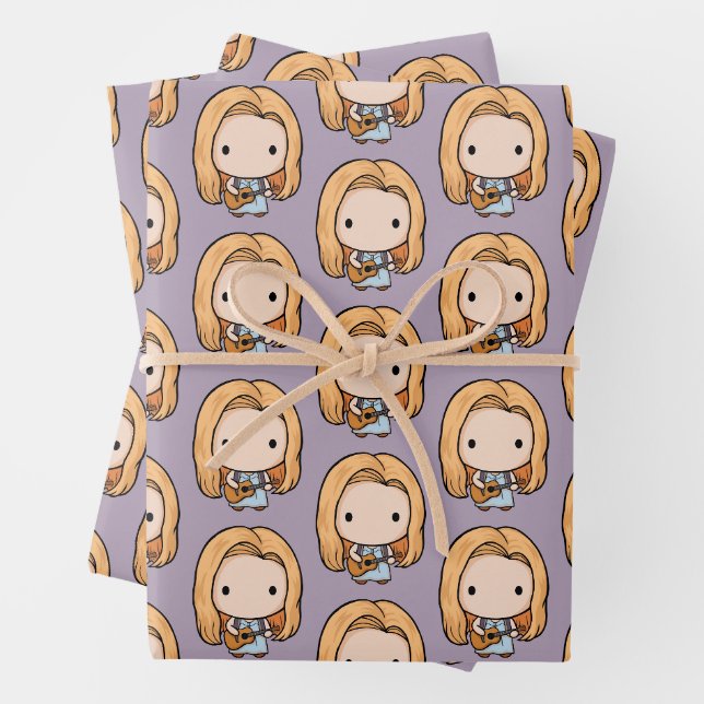 Hoja De Papel De Regalo FRIENDS™ | Phoebe Chibi (In situ)