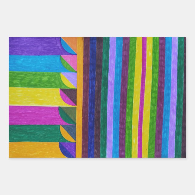 Hoja De Papel De Regalo "Fruta" (Anverso)
