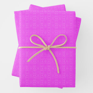 Hoja De Papel De Regalo Fun Elegante Resumen Pequeño Motif Patrón Rosa