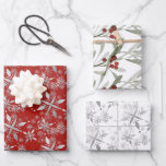 Hoja De Papel De Regalo Fun Merry Christmas Joy Holiday<br><div class="desc">¡Feliz Navidad,  Navidad y copos de nieve de plata para añadir a tus regalos de vacaciones!</div>