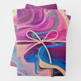 Hoja De Papel De Regalo Fundas abstractas 6