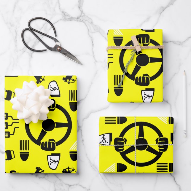 Hoja De Papel De Regalo Funny Driving Instructor Gift (Anverso)