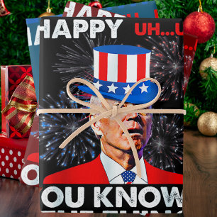 Hoja De Papel De Regalo Funny Joe Biden