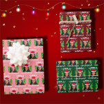 Hoja De Papel De Regalo Funny Kamala Harris Navidades rosados<br><div class="desc">Funny Kamala Harris Navidades rosados</div>