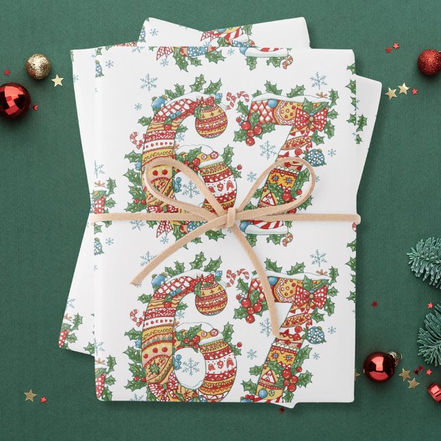 Hoja De Papel De Regalo Funny Six Seven 67 Brainrot Meme 6 7 Christmas (Funny Six Seven 67 Brainrot Meme 6 7 Christmas Wrapping Paper Sheets
)