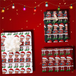 Hoja De Papel De Regalo Funny Trump Elf 2024 vuelve a hacer grandes a los<br><div class="desc">Divertido Trump Elf 2024 Haz que los Navidades vuelvan a ser grandes, reemplaza la cara de este elfo con tu foto favorita (asegúrate de recortar tanto a la cara como sea posible y usa una aplicación para eliminar el fondo) y personaliza este divertido papel de envolver navideño para Navidades con...</div>