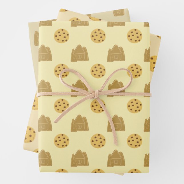 Hoja De Papel De Regalo galletas de invierno (In situ)