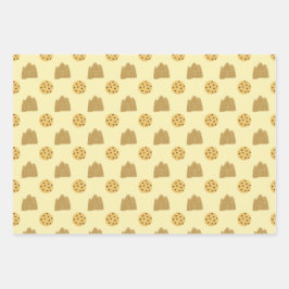 Hoja De Papel De Regalo galletas de invierno