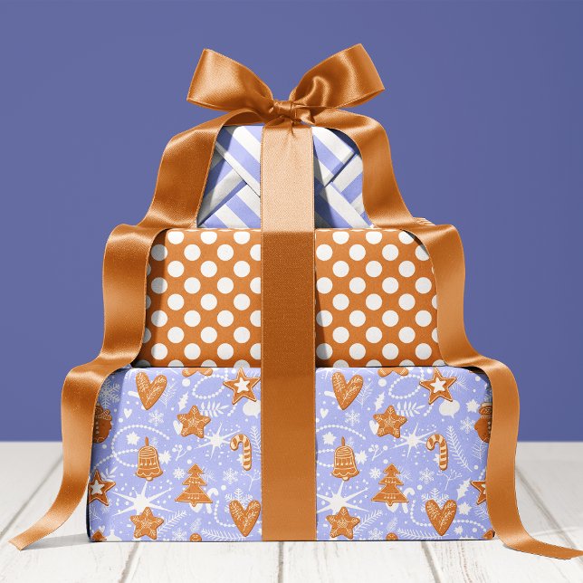 Hoja De Papel De Regalo Galletas de jengibre Patrón Navideñas Navidades (Subido por el creador)