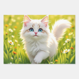 Hoja De Papel De Regalo Gato / Gatito