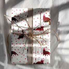 Hoja De Papel De Regalo Gatos Divertidos Cumpleaños Perfecto