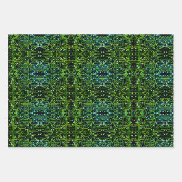 Hoja De Papel De Regalo Geek electrónico de resumen rápido del proceso de 