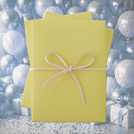 Hoja De Papel De Regalo Gentle Warm Yellow Wrapping Paper Sheets