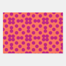 Hoja De Papel De Regalo Geometric Wrapping Paper Flat Sheet Set of 3