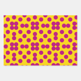 Hoja De Papel De Regalo Geometric Wrapping Paper Flat Sheet Set of 3