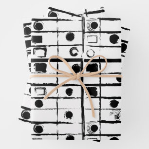Hoja De Papel De Regalo geométrico abstracto