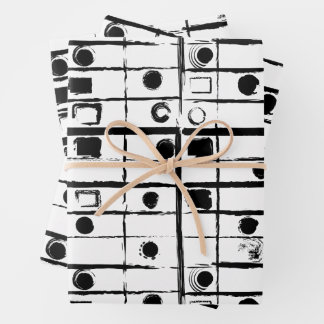 Hoja De Papel De Regalo geométrico abstracto