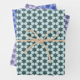 Hoja De Papel De Regalo Geométrico minimalista de Estrellas Pequeñas de Se