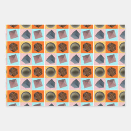 Hoja De Papel De Regalo Geometrisches Gleichgewicht -