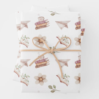 Hoja De Papel De Regalo Geschenkpapier für jeden Buchliebhaber