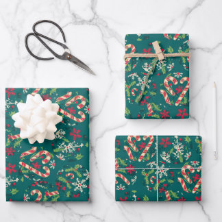 Hoja De Papel De Regalo Geschenkpapier Set Weihnachten