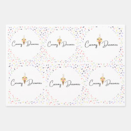 Hoja De Papel De Regalo Gift wrap sheets Birthday Girl Vanessa Vanilla